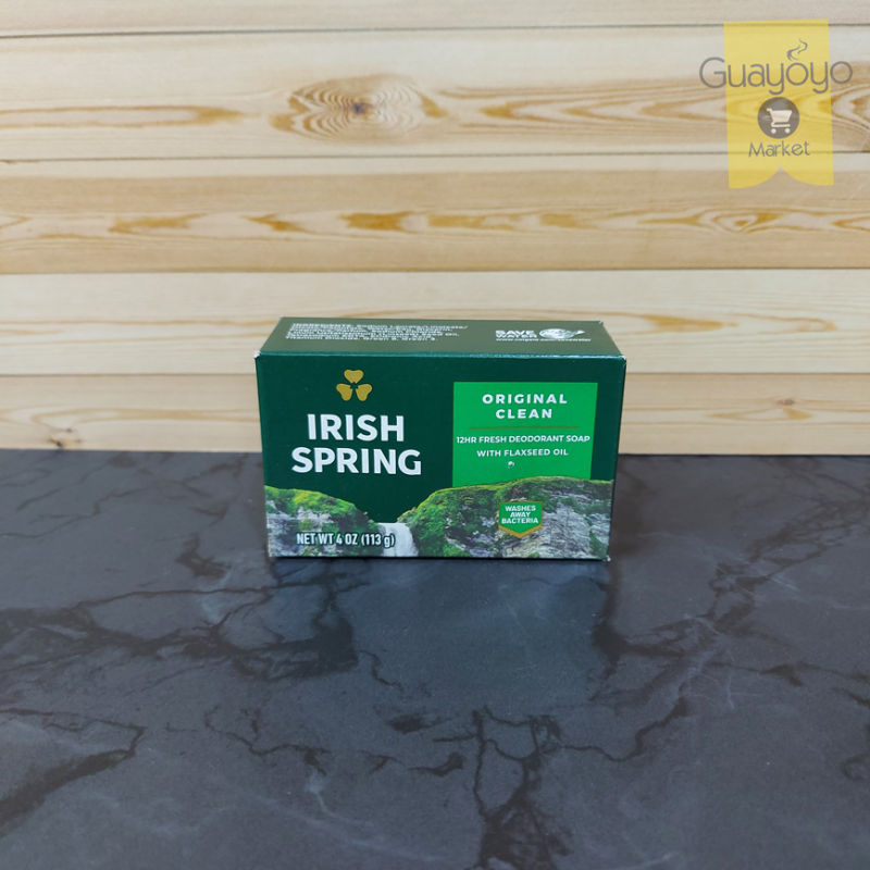 IRISH SPRING JABON DE BAÑO ORIGINAL 113G